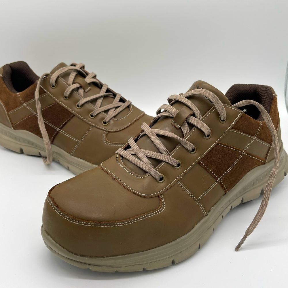 Hytest Oxford Steel Toe Brown Mens Work Shoes